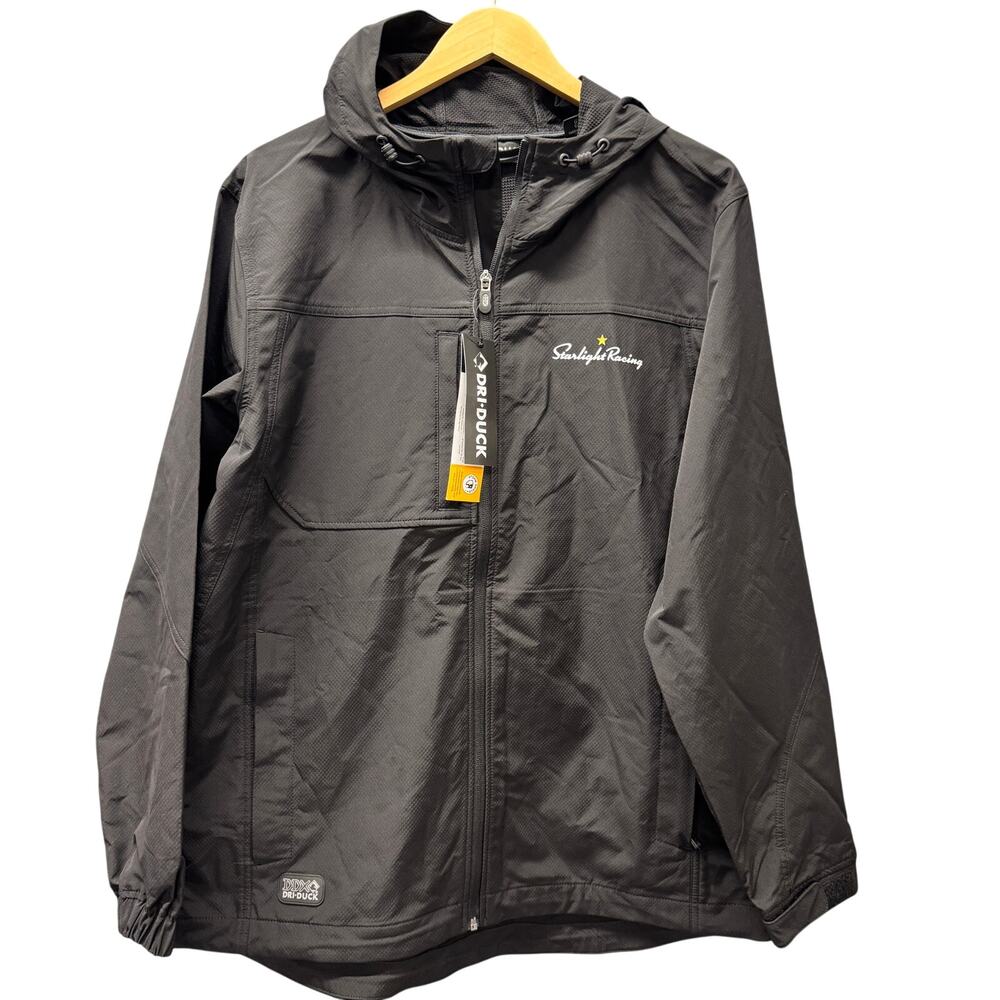Dri Duck Jacket‎ Mens Large Black Apex Softshell STARLIGHT RACING PIRATE NEW